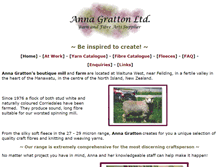 Tablet Screenshot of annagratton.co.nz